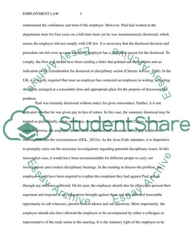 Employment Law Issues