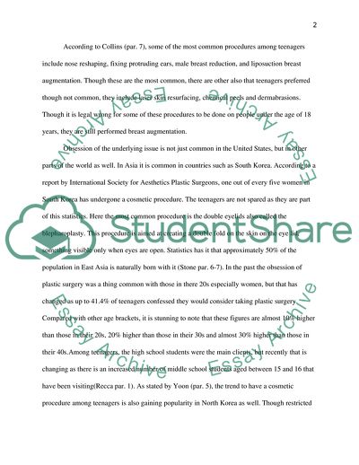 The Increasing Number of High School Students Getting Plastic