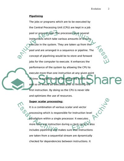 The Development Of The Computer Technology