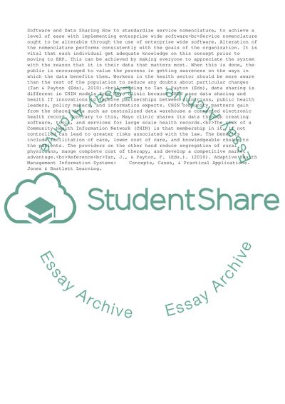 Software and Data Sharing