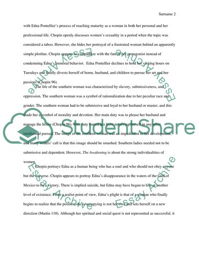 Romantic Movements in Kate Chopins and Walt Whitmans works