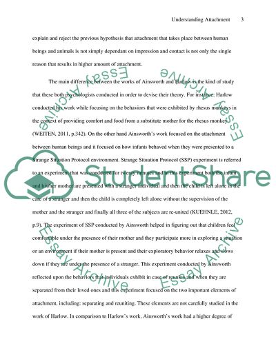 Research by Harry Harlow and Mary Ainsworth on Understanding Attachment