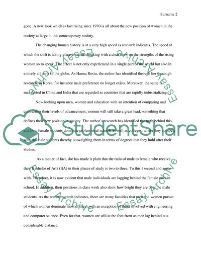 New position of women