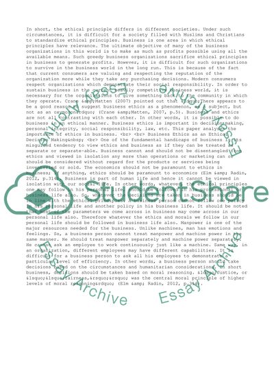 Ethics and Professional Conduct