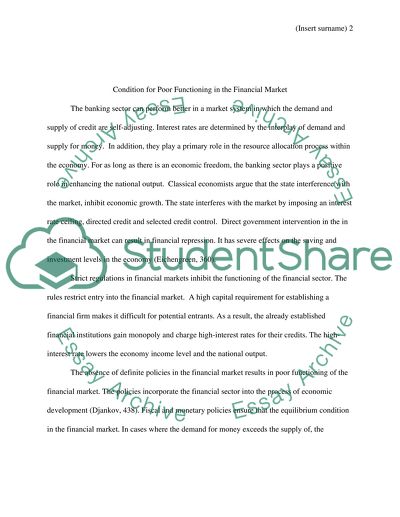 The importance of regulation in the financial markets