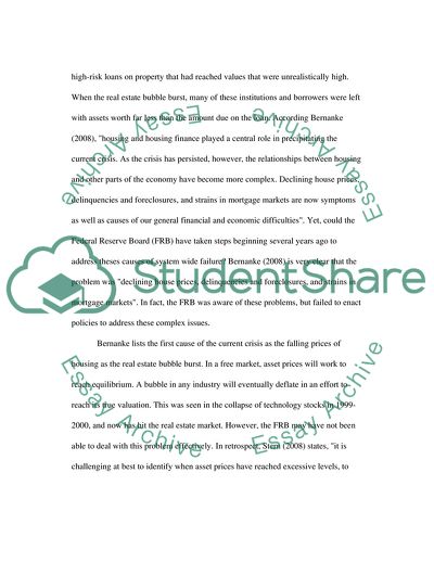 Federal Reserve Policy