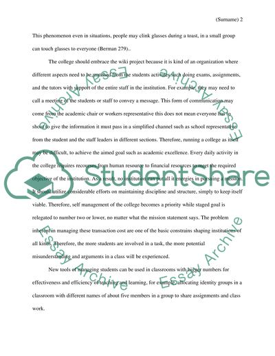 Clay Shirky - Wiki exam (group) vs Traditional exam (individual)