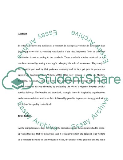 International Service Quality