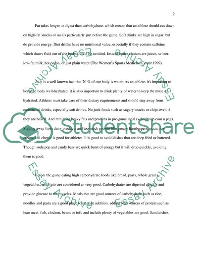 Fast Food Tips for Athletes