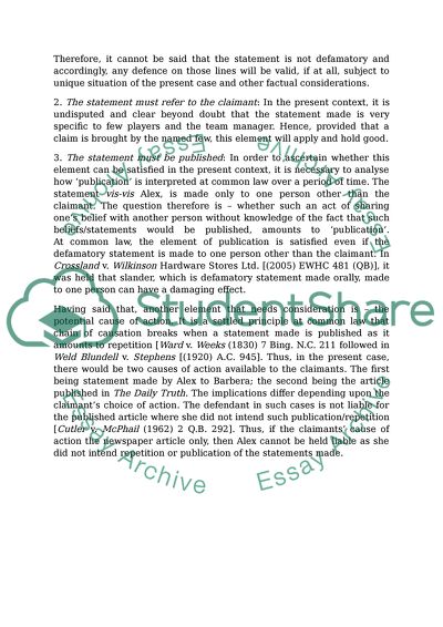 Tort law limits image