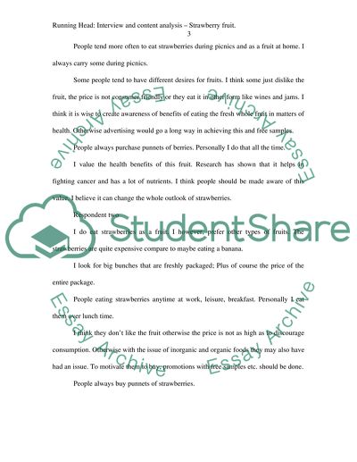 Strawberries Attributes and Promotion Strategies