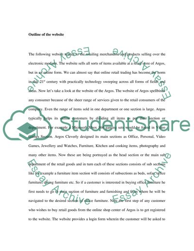 Evaluation of Website