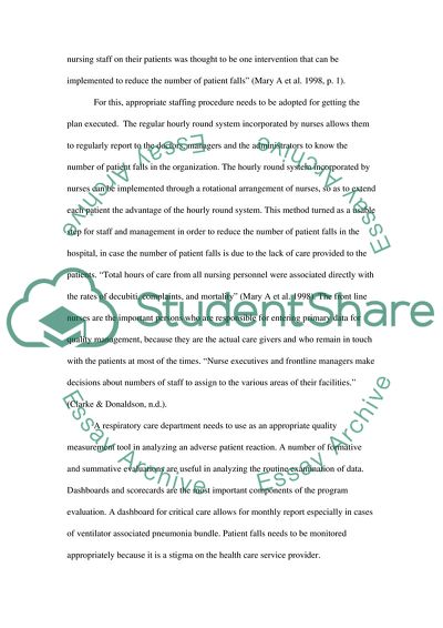 Fall Measurement at Baylor Health Care System