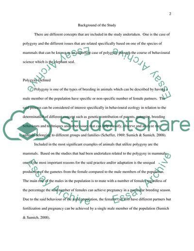 The Extreme Breeding and Sexual Reproduction Behaviour of the Mirounga Leonine
