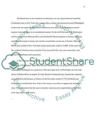 Washingtons Crossing By David Hackett Fischer