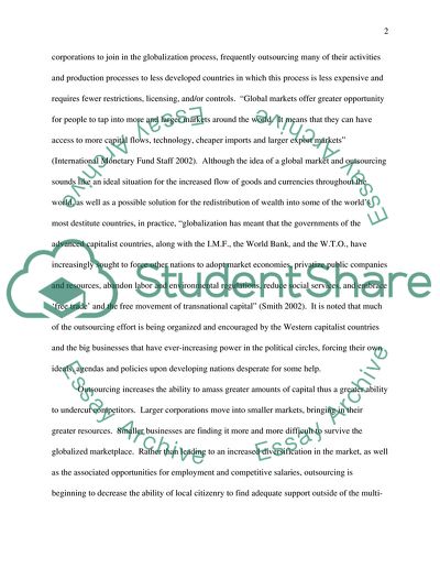 Shipping Jobs Overseas (How it affects United States Economy)