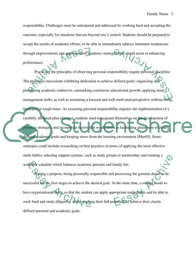 students success essay