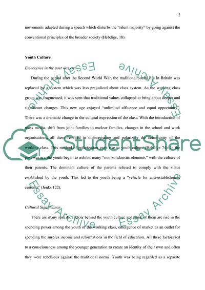 Youth and Urban Culture