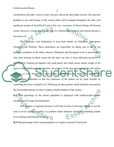 Cardiovascular Disease: Major Causes and Remedies