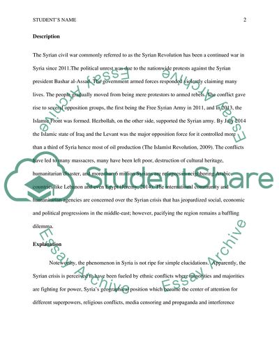 The US Homeland Security Perspective to Guide the US Policies toward the ISIS Conflict