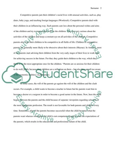 American Competitive Parents