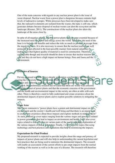 essay about nuclear power plant