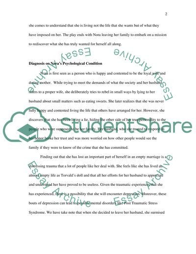 On Henrik Ibsens Nora in a Dolls House