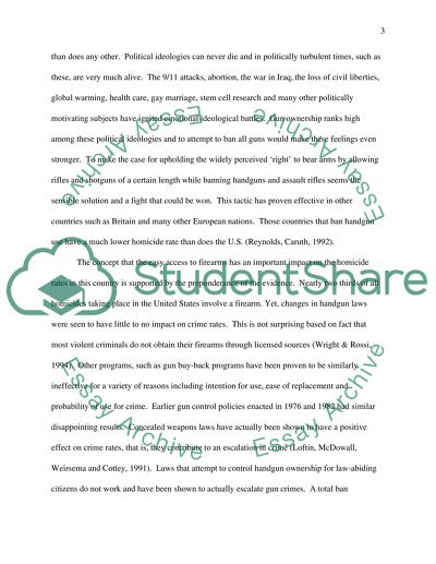 Shold gun be legal or illegal