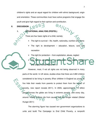 A Marketing Communications Plan for UNICEF