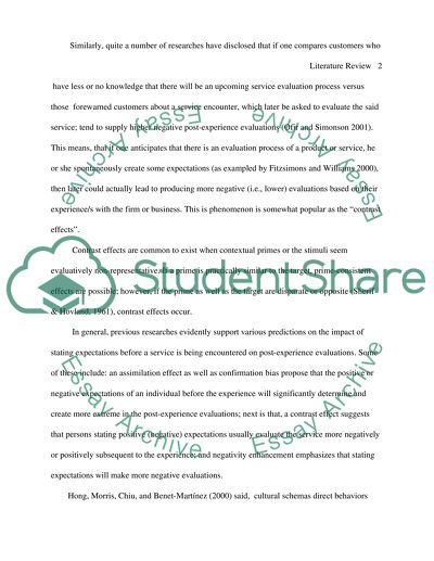 Literary Issues in Contrast Effect