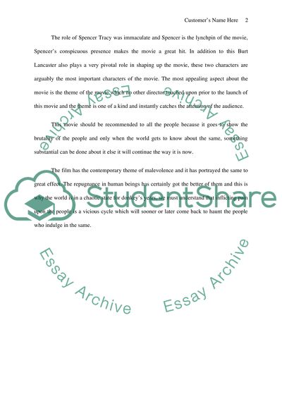 Judgement at Nuremberg