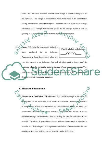 Electrics and Electrical Phenomenon