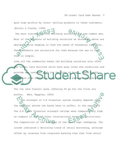 Credit card debt in the Uk today