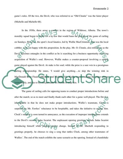 The Black Bonspiel of Wullie Maccrimmon