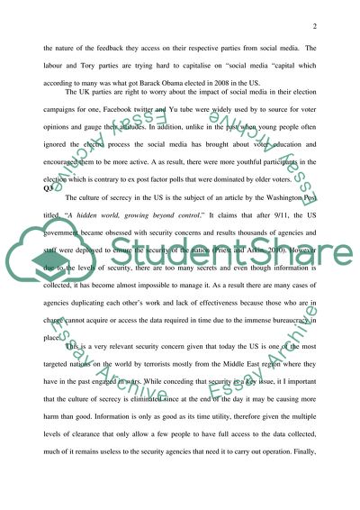 Political Communication in the USA