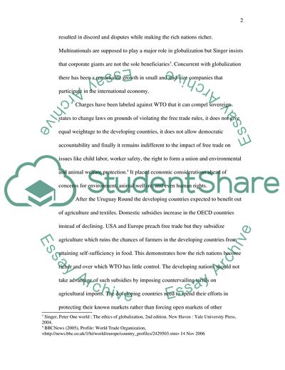 Globalizations Major Inconsistencies