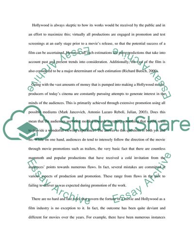 The Secret of Hollywood Success