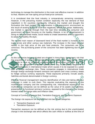 The Growth in the UK Retail Market for the Financial Year