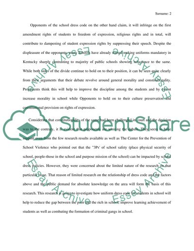 School Dress Codes and Uniforms