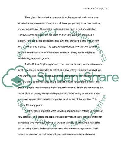 The Basis of a Form of Contractual and Uncontractual Labour: Traditional Slavery