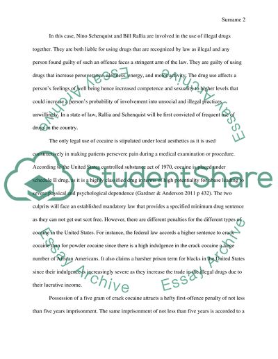 Drug Abuse, Manslaughter and Law