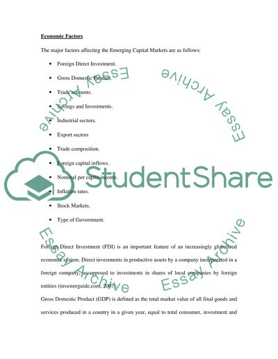 Emerging Markets of Pakistan and Vietnam