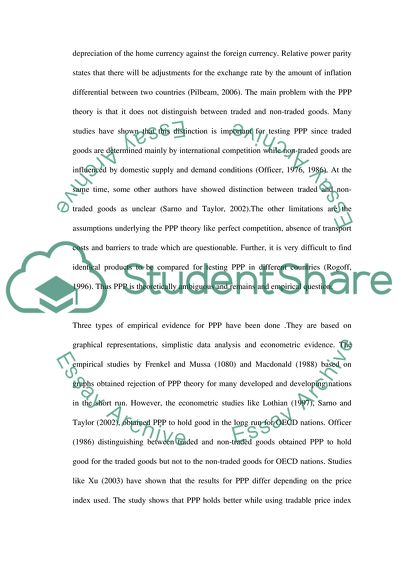 International Financial Theory Based on Empirical Evidence