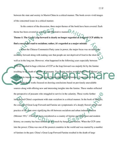 Bloody Lesson Paid for Chinas Great Leap Forward and Famine