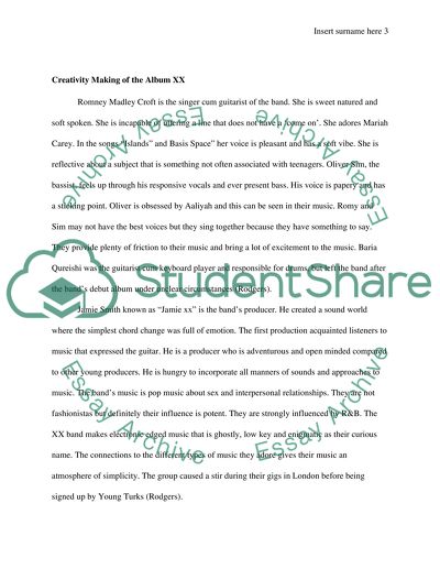 A Review of the Debut Album XX by the Band