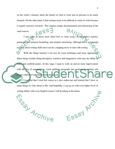 The Experience as a Writer