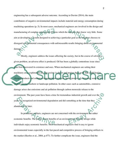 Negative Impacts of Engineering Projects