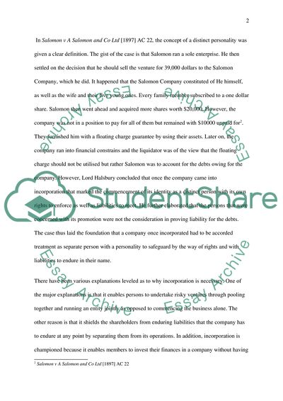 Disadvantages and Advantages of Incorporation Concept