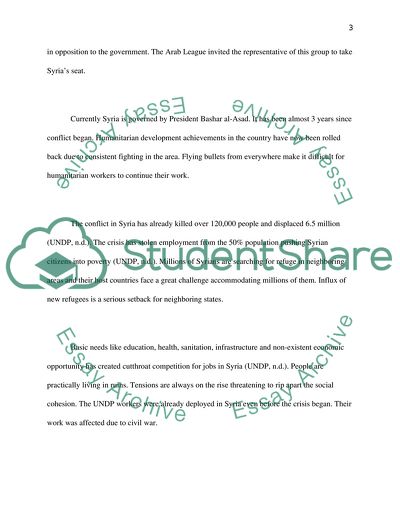 Meeting the Millennium Development Goals by 2015 - Syria