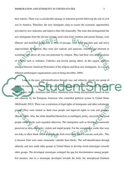 Immigration and Ethnicity in the US